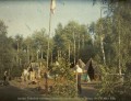 Prvn� podsadov� t�bor, u Pel�kova mostu, 1913